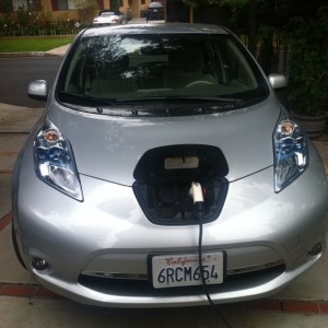 Nissan Leaf Charging