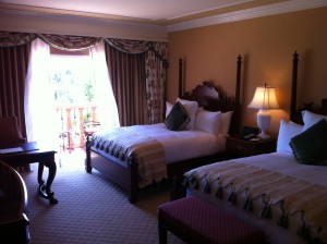 two queen bed room Grand Del Mar San Diego California