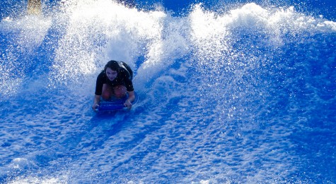 First time boogie board on Flowrider
