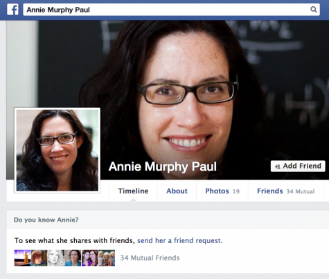 Annie Murphy Paul Facebook