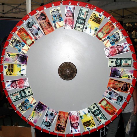 spinning wheel money