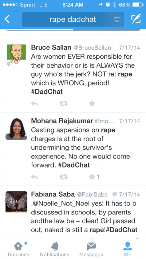 DadChat Rape women responsible
