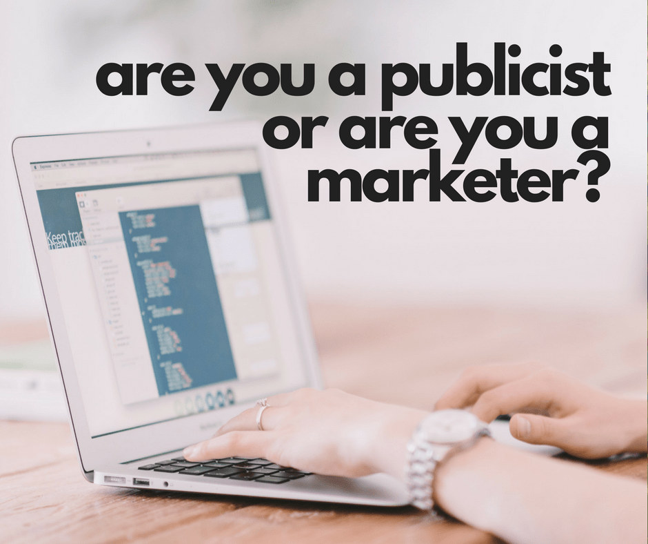 Are you a publicist or are you a marketer? The requests made of social media influencers really need to be clear.